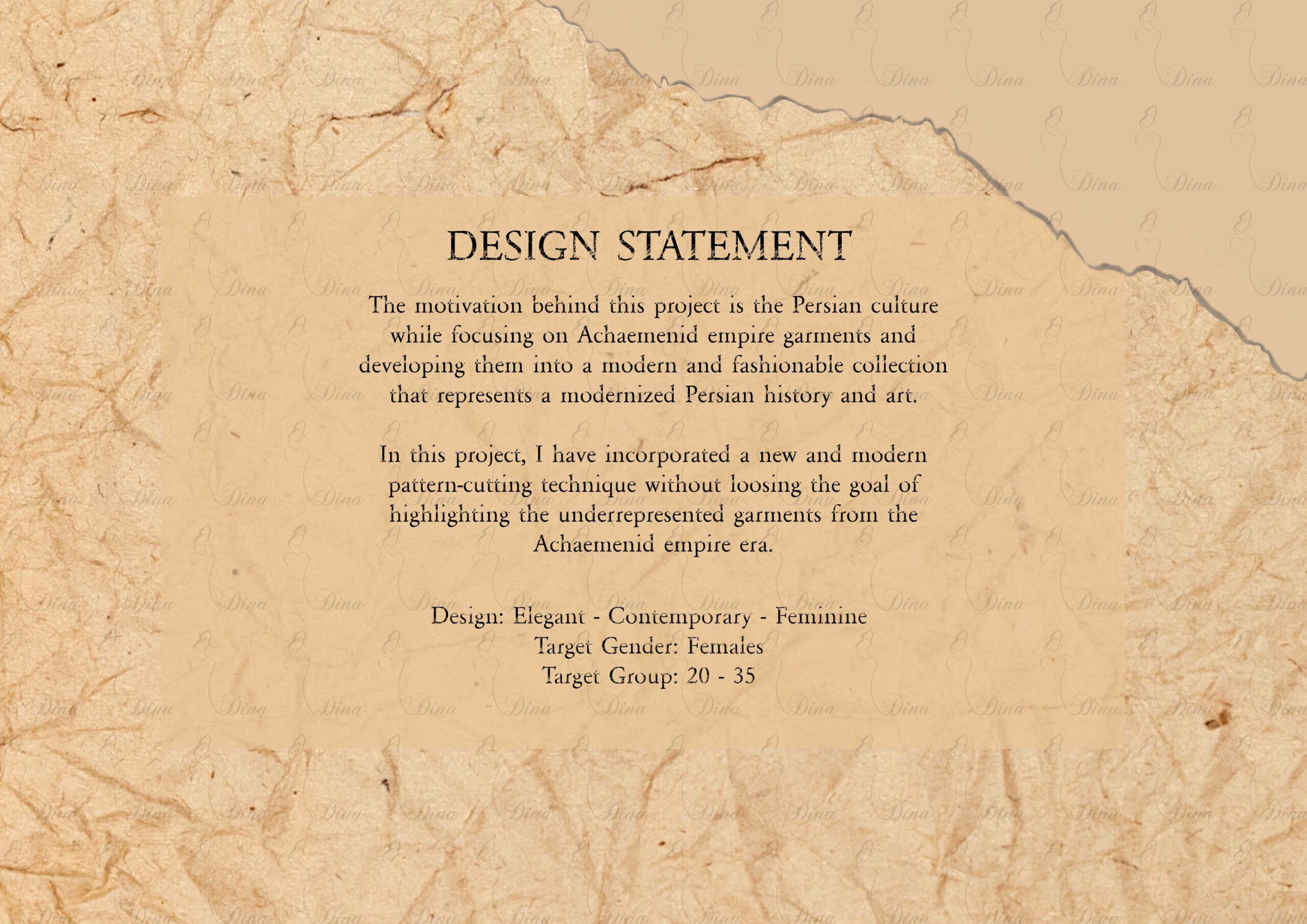 design statement