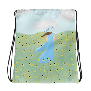 Meadow Daydream Drawstring bag