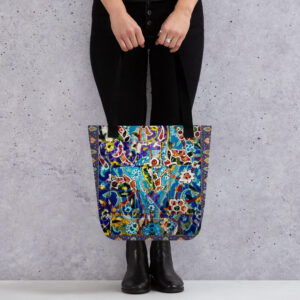 Azure Garden Tote bag