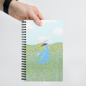 Meadow Daydream Spiral notebook