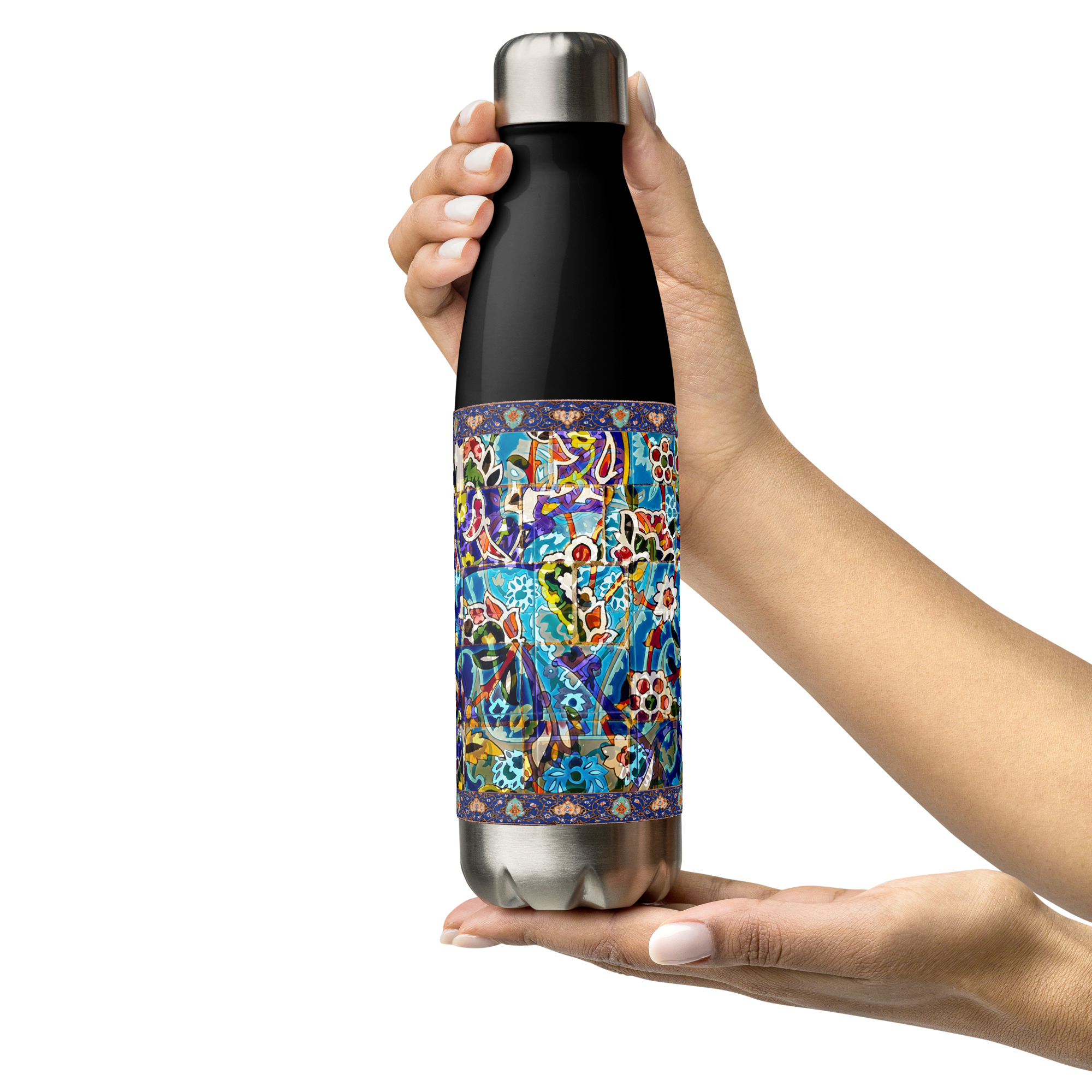 Azure Garden Stainless steel water bottle